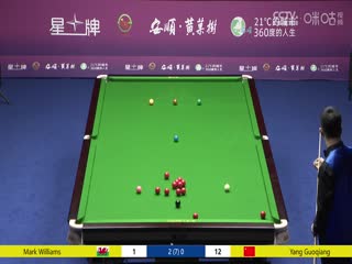 斯諾克 2023CBSA中國職業(yè)斯諾克巡回賽 Day1一號桌回放：楊國強(qiáng)0-4馬克·威廉姆斯 20230801