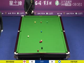 斯諾克 約翰·希金斯1-5特魯姆普 20230805